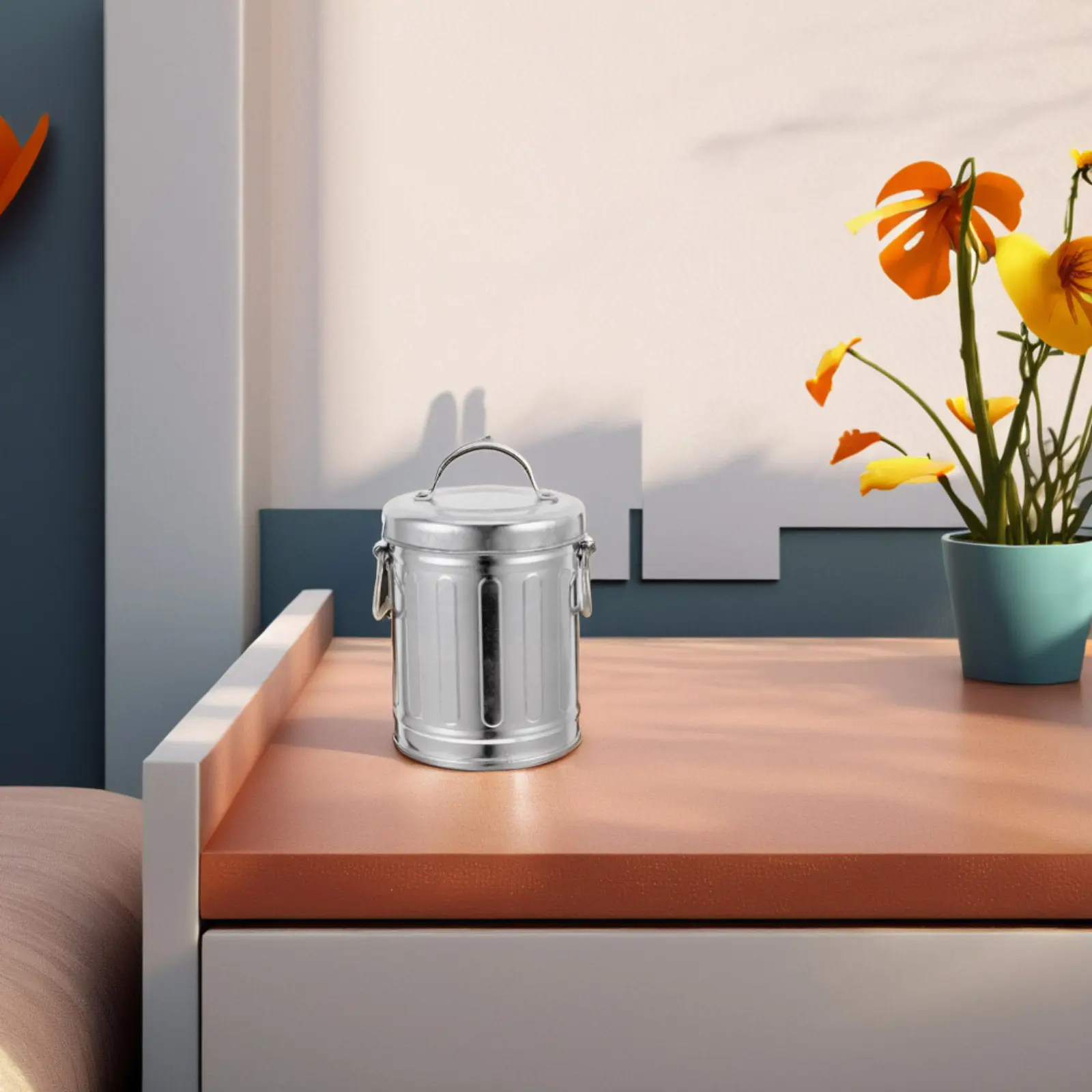 Мини-урна для мусора с крышкой, настольная железная корзина для отходов, маленькая кухонная урна-пепельница с крышкой
Мини-урна для мусора с крышкой, настольная железная корзина для отходов, маленькая кухонная урна-пепельница с крышкой