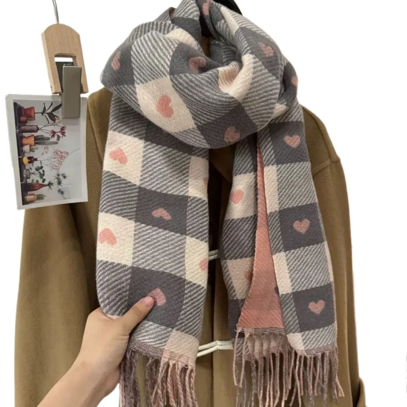 Fashion Women's Scarf Soft Cashmere Scarf Temperament Retro Sweet Girls Autumn and Winter Warm Thickened Shawl Gifts For Dating
Fashion Women's Scarf Soft Cashmere Scarf Temperament Retro Sweet Girls Autumn and Winter Warm Thickened Shawl Gifts For Dating