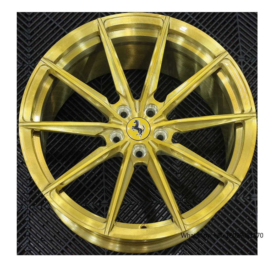 Customized 5 Holes Brushed Silver Deep Concave 18 Inch Forged Wheels for Ferrari 296gts F8 Roma Light Weight Racing Car Wheel
Customized 5 Holes Brushed Silver Deep Concave 18 Inch Forged Wheels for Ferrari 296gts F8 Roma Light Weight Racing Car Wheel