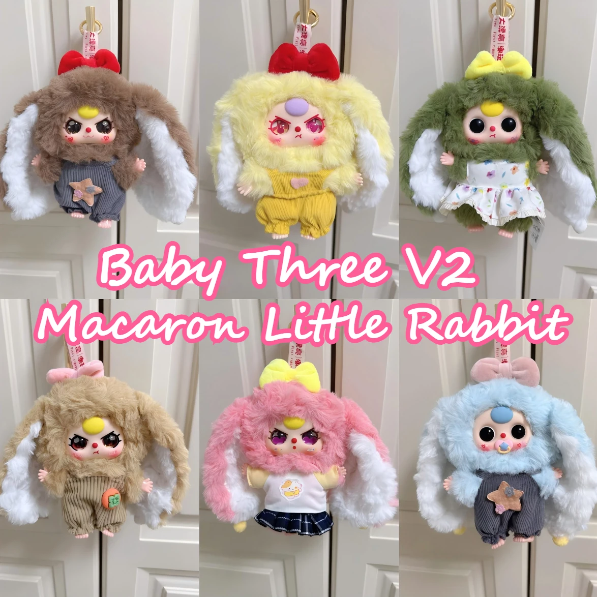 Baby Three Macaron Little Rabbit V2 Series Cute Blind Box Mysterious Box Desktop Ornament Pendant Plush Doll Surprise Gift
Baby Three Macaron Little Rabbit V2 Series Cute Blind Box Mysterious Box Desktop Ornament Pendant Plush Doll Surprise Gift