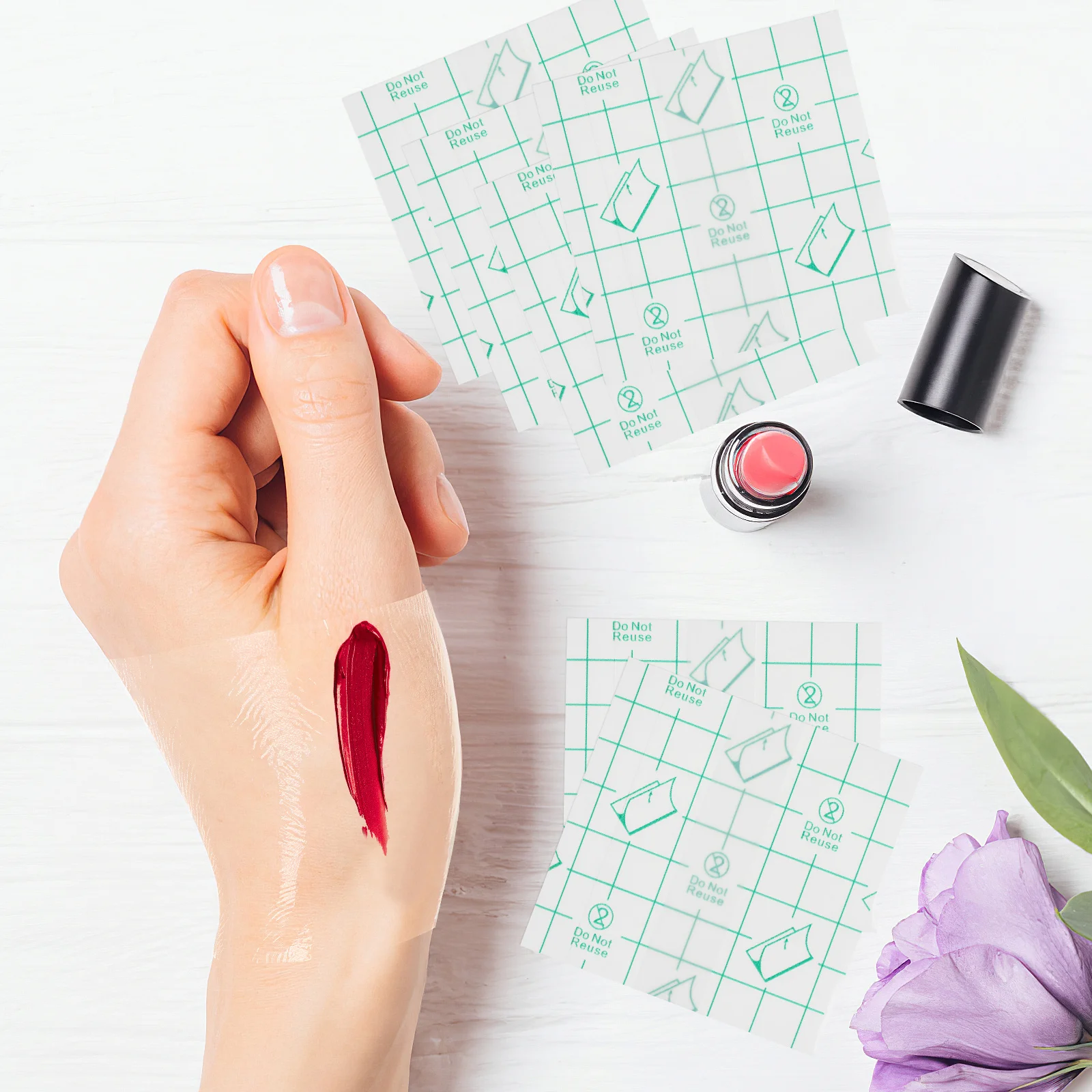 100Pcs Adhesive Makeup Palettes Disposable Mixing Stickers Easy Apply Remove Ideal for Makeup Application Color
100Pcs Adhesive Makeup Palettes Disposable Mixing Stickers Easy Apply Remove Ideal for Makeup Application Color