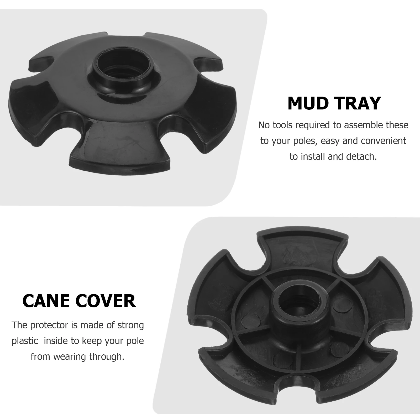 Trekking Pole Mud Trays Black Plastic Hiking Replacement Cane Tips Walking Stick Accessories Strong
Trekking Pole Mud Trays Black Plastic Hiking Replacement Cane Tips Walking Stick Accessories Strong