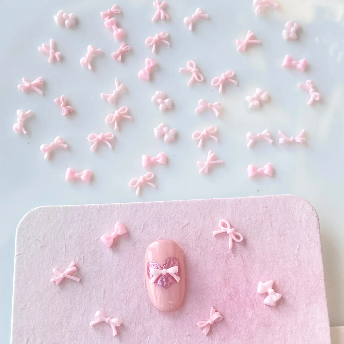 100pcs Mix Shape Mini Pink Bow Resin Nail Art Charms Kawaii 3D Bowknot Ribbon Nail Accessories DIY Design
100pcs Mix Shape Mini Pink Bow Resin Nail Art Charms Kawaii 3D Bowknot Ribbon Nail Accessories DIY Design