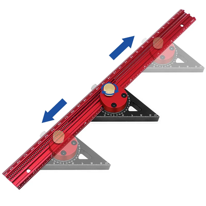 Precision Scribe Ruler Aluminum T-Type Line Drawing Hole Ruler Woodworking Square Layout Marking Gauge-400mm
Precision Scribe Ruler Aluminum T-Type Line Drawing Hole Ruler Woodworking Square Layout Marking Gauge-400mm