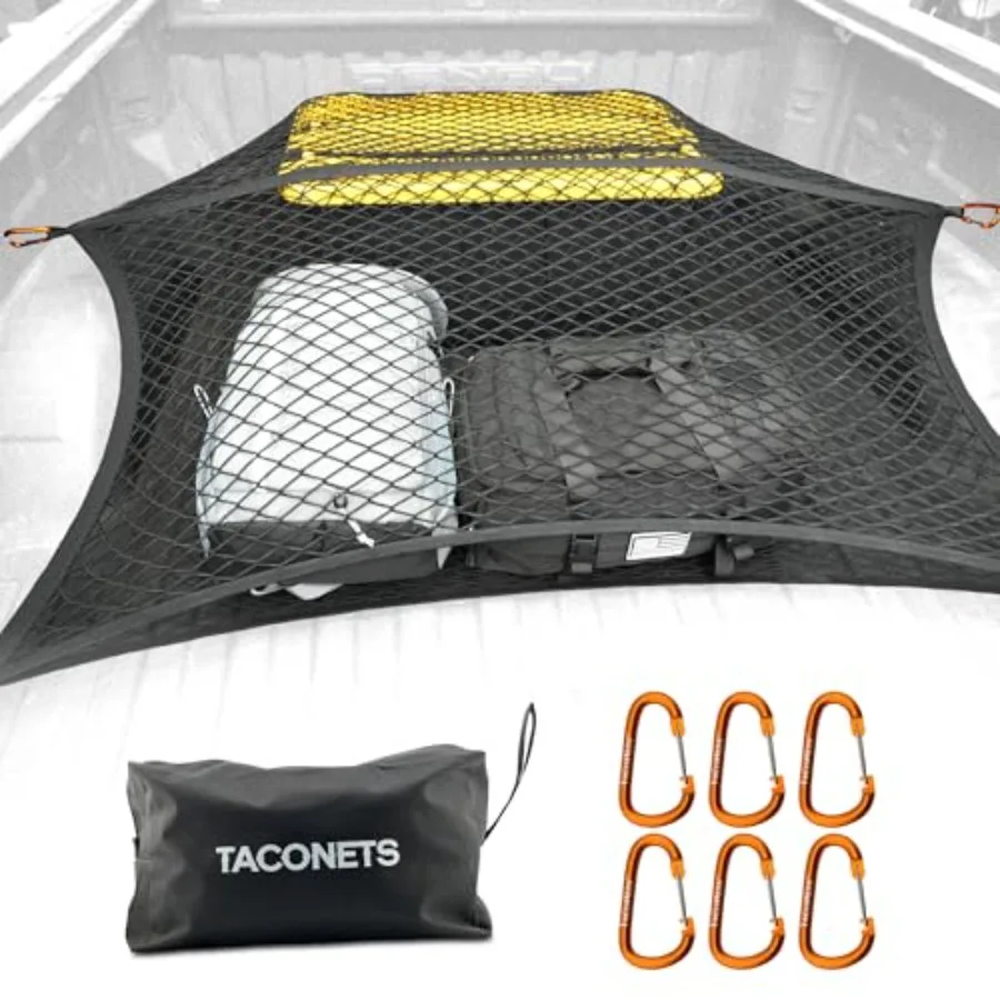 Upgraded Highly Elastic Cargo Net, USA Company, Simple Truck Bed Cargo Mesh Organizer, Suitable for Light Loads, Heavy Duty Car
Upgraded Highly Elastic Cargo Net, USA Company, Simple Truck Bed Cargo Mesh Organizer, Suitable for Light Loads, Heavy Duty Car
