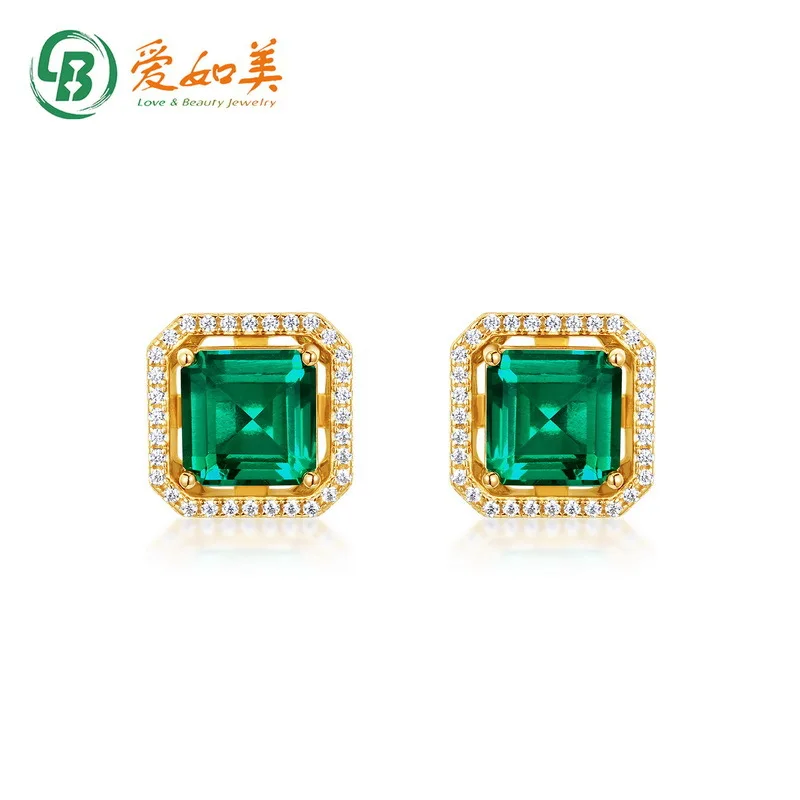 Cultivate Emerald Earrings 18K Gold PT950 Platinum Silver Plated 7-layer Gold Earrings for Women's Doubles Wearing Earrings
Cultivate Emerald Earrings 18K Gold PT950 Platinum Silver Plated 7-layer Gold Earrings for Women's Doubles Wearing Earrings