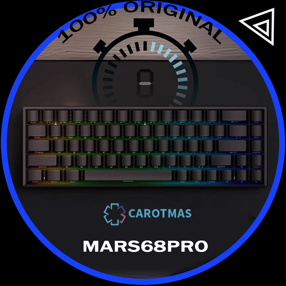 Carotmas Mars68pro Keyboard Magnetic Switch 8k Wired/2.4G Wireless E-Sports Gaming Mechanical Keyboard Customized Pc Accessories 
Carotmas Mars68pro Keyboard Magnetic Switch 8k Wired/2.4G Wireless E-Sports Gaming Mechanical Keyboard Customized Pc Accessories