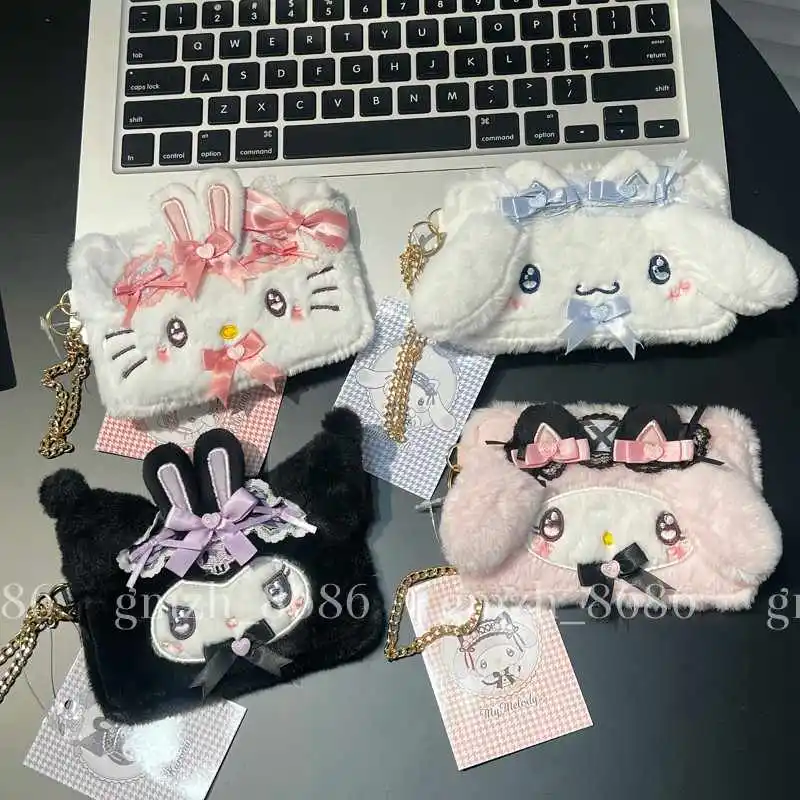 13x12 см Mine Series Maid Lace My Melody Kuromi Photo Meal Card Плюшевая обложка для карт Hello Kitty Bus Студенческая сумка для хранения карт Подарок
13x12 см Mine Series Maid Lace My Melody Kuromi Photo Meal Card Плюшевая обложка для карт Hello Kitty Bus Студенческая сумка для хранения карт Подарок