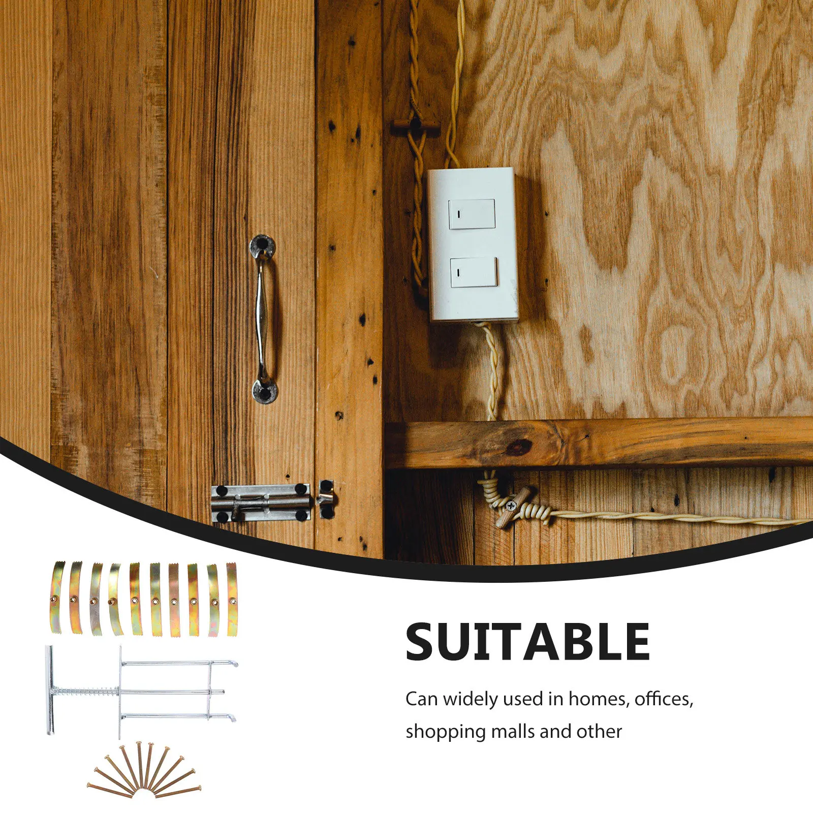 Loose Socket Maintenance Tool Electric Socket Support Bracket Practical Reinforcement Fix Parts for Wall Light Switch Outlet Box
Loose Socket Maintenance Tool Electric Socket Support Bracket Practical Reinforcement Fix Parts for Wall Light Switch Outlet Box