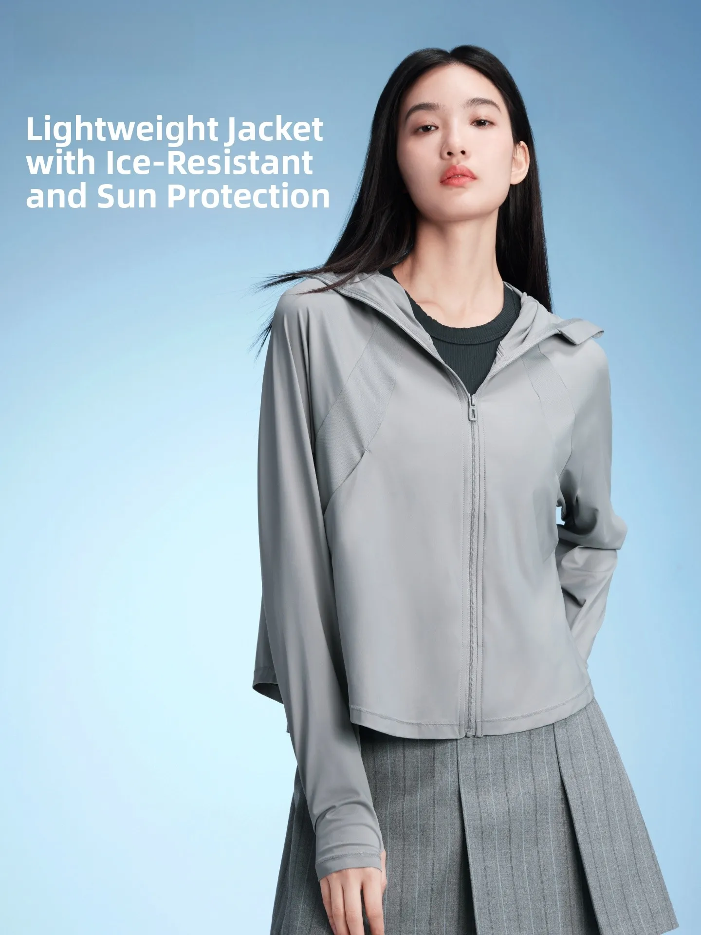 Loose Breathable Sun Protection Clothing New Ice Skin Transparent Hooded Coat for Women Adult Fashionable Summer Outerwear
Loose Breathable Sun Protection Clothing New Ice Skin Transparent Hooded Coat for Women Adult Fashionable Summer Outerwear