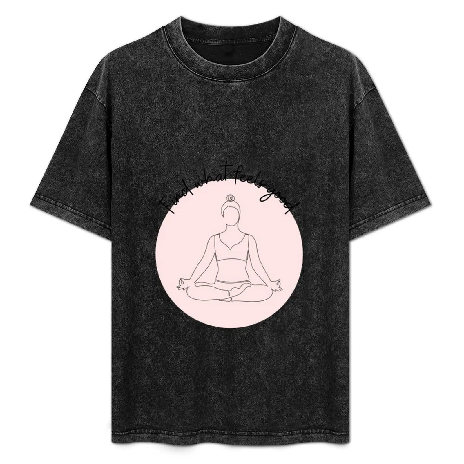 Find What Feels Good - Yoga YWA (Pink/Peach) T-Shirt Large Size Loose Casual Tee
Find What Feels Good - Yoga YWA (Pink/Peach) T-Shirt Large Size Loose Casual Tee