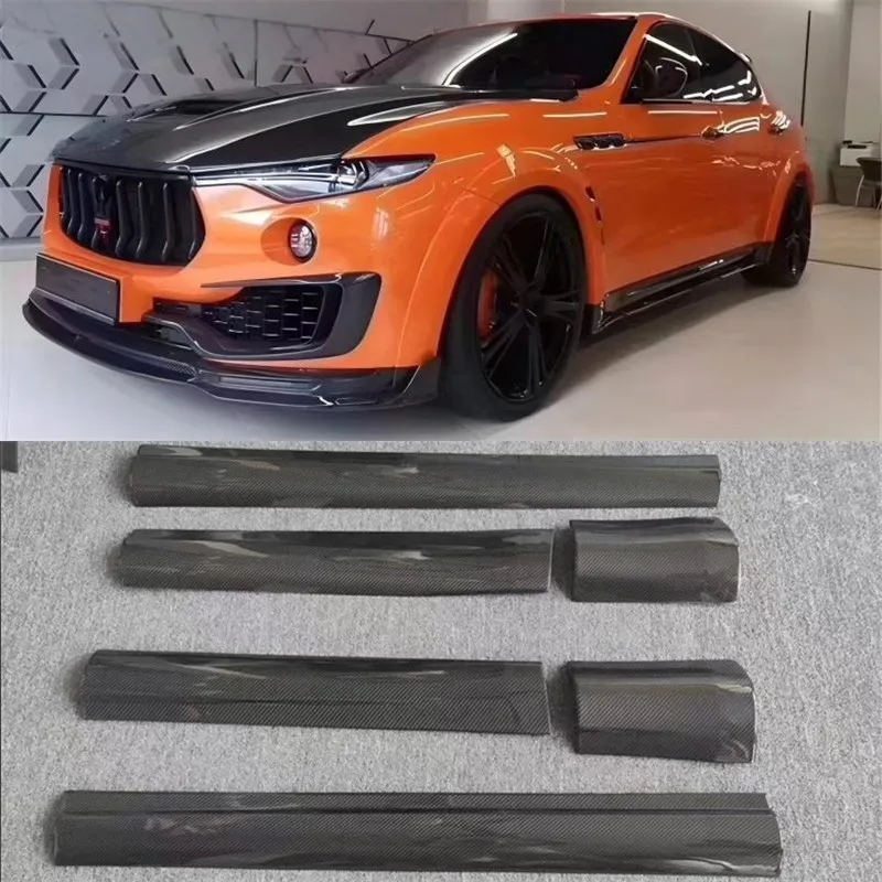 Для Maserati Levante ReaI комплект спойлера на боковую полоску из углеродного волокна
Для Maserati Levante ReaI комплект спойлера на боковую полоску из углеродного волокна