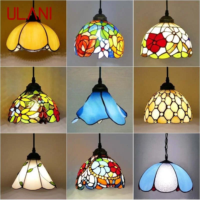 ULANI Tiffany European Chandelier Vintage Creative Color Glass Pendant Lamp Home restaurant Bar Bedroom Hotel Corridor
ULANI Tiffany European Chandelier Vintage Creative Color Glass Pendant Lamp Home restaurant Bar Bedroom Hotel Corridor