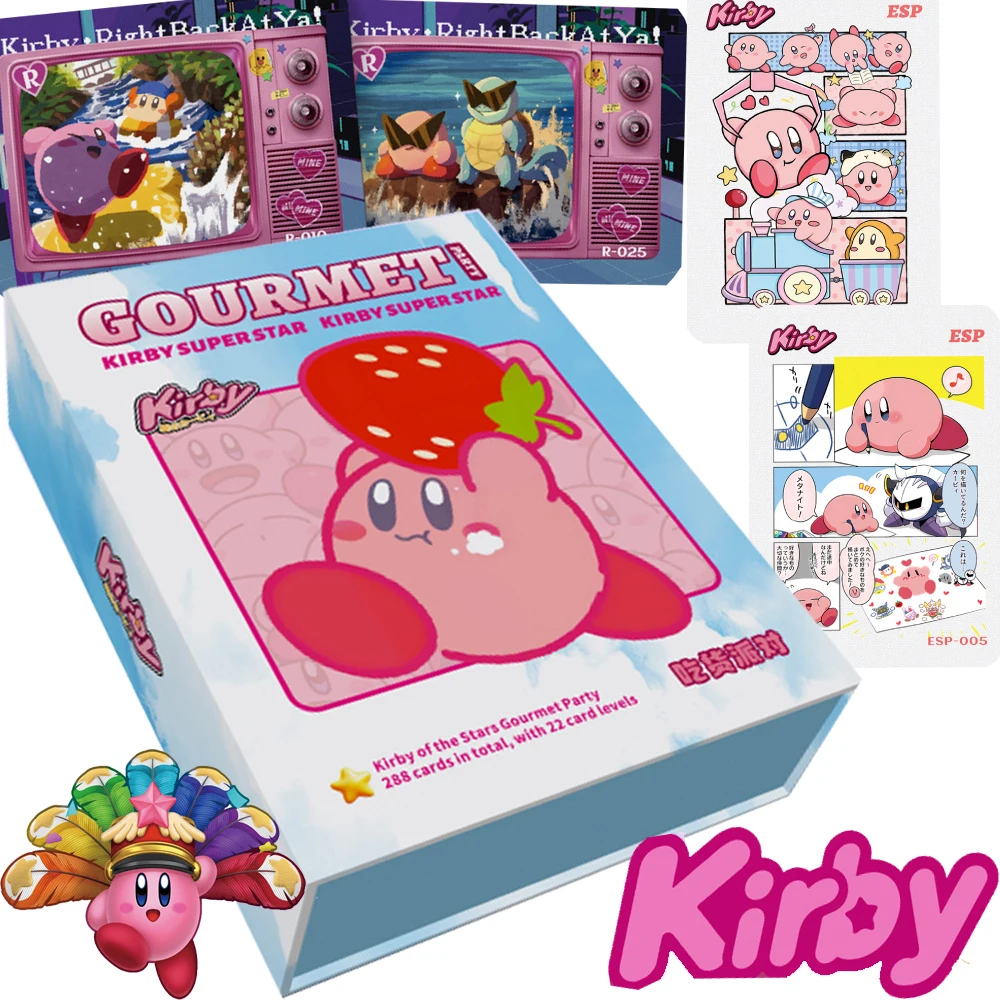 Карта аниме Kirby Foodie вечерние Series, коллекция популярных персонажей, 3D микро-конвексная милая плюшевая рассказательная карта, детские подарки
Карта аниме Kirby Foodie вечерние Series, коллекция популярных персонажей, 3D микро-конвексная милая плюшевая рассказательная карта, детские подарки