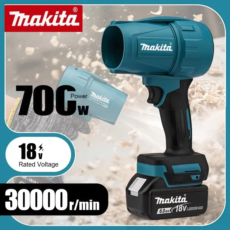 Makita brushless Violent Blower 30000RPM Electric Turbo Jet Fan Air Duster Wind Speed Turbo with Light Car Cleanin Tools 18V
Makita brushless Violent Blower 30000RPM Electric Turbo Jet Fan Air Duster Wind Speed Turbo with Light Car Cleanin Tools 18V