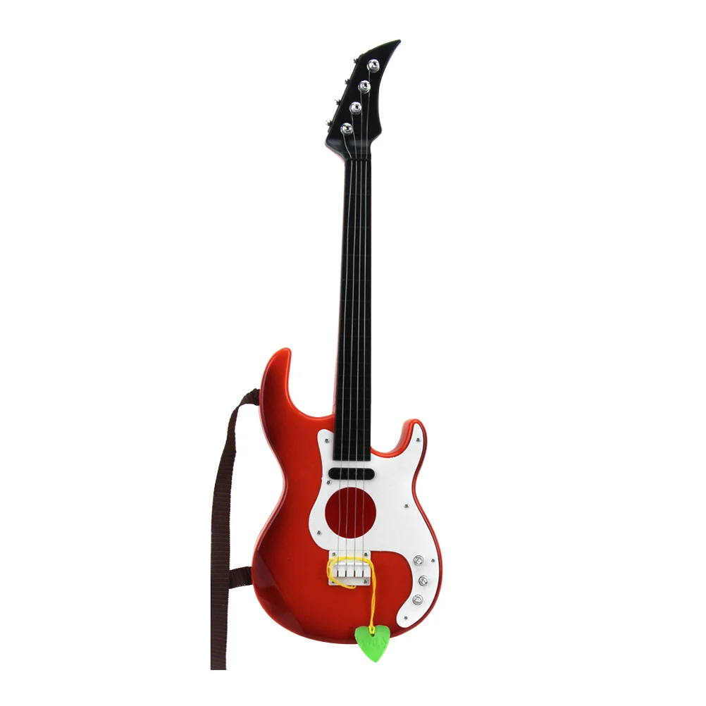 Toy Guitar 4 Stringed Kids Musical Instrument Bright Patterns Educational Play Toy Random Color Children Guitar
Toy Guitar 4 Stringed Kids Musical Instrument Bright Patterns Educational Play Toy Random Color Children Guitar
