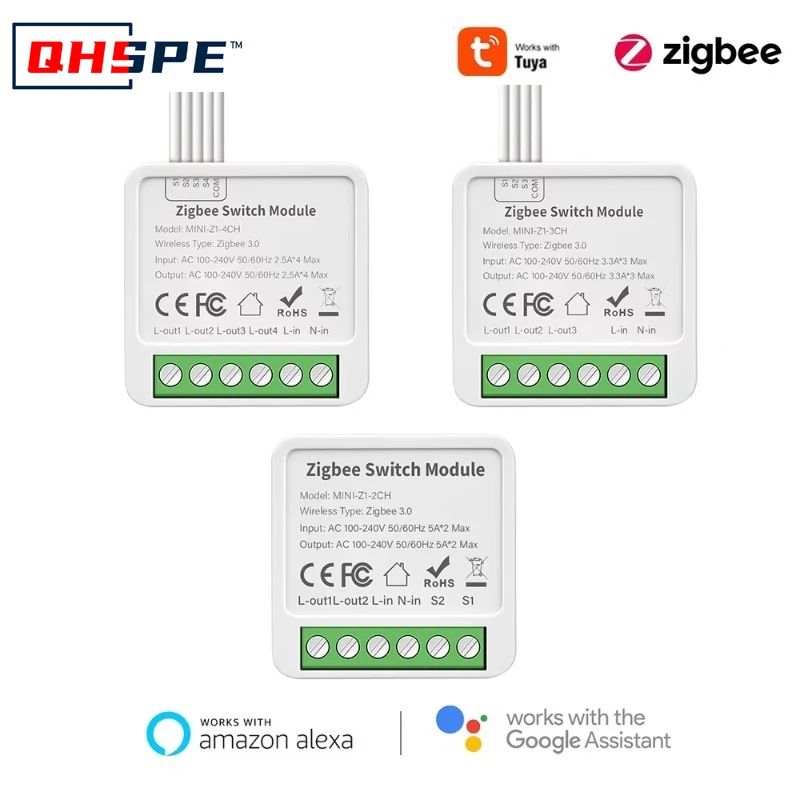 Умный нейтральный провод Tuya ZigBee, 1/2/3/4-позиционный многоканальный контроллер переключателя: мини-переключатель распределительной коробки, умный
Умный нейтральный провод Tuya ZigBee, 1/2/3/4-позиционный многоканальный контроллер переключателя: мини-переключатель распределительной коробки, умный