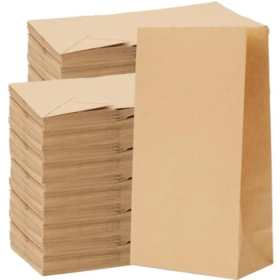 500 Pcs 4LB Paper Lunch Bags, 5.1x3.2x9.8 Inch Kraft Paper Bags, Paper Bag for Snacks, Sandwiches, Crafts, Gift Bags
500 Pcs 4LB Paper Lunch Bags, 5.1x3.2x9.8 Inch Kraft Paper Bags, Paper Bag for Snacks, Sandwiches, Crafts, Gift Bags