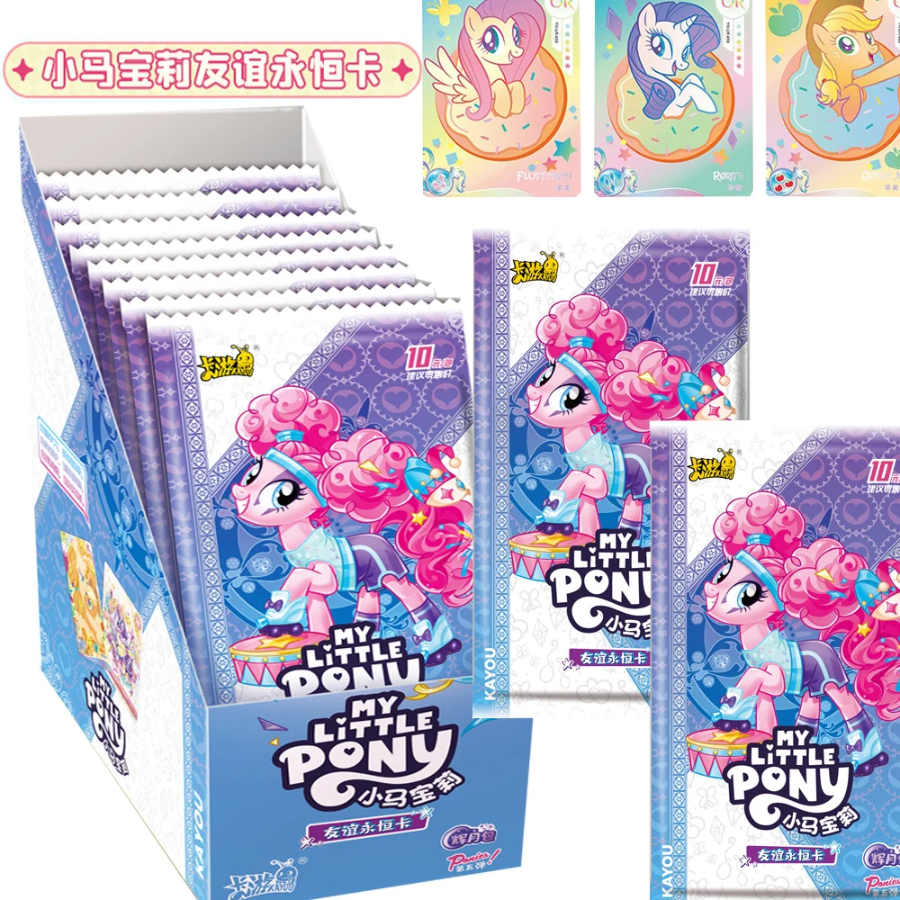 KAYOU My Little Pony Collection Cards Magic Friendship Anime Main Character Sweetheart Flash Card Birthday Gift For Children
KAYOU My Little Pony Collection Cards Magic Friendship Anime Main Character Sweetheart Flash Card Birthday Gift For Children