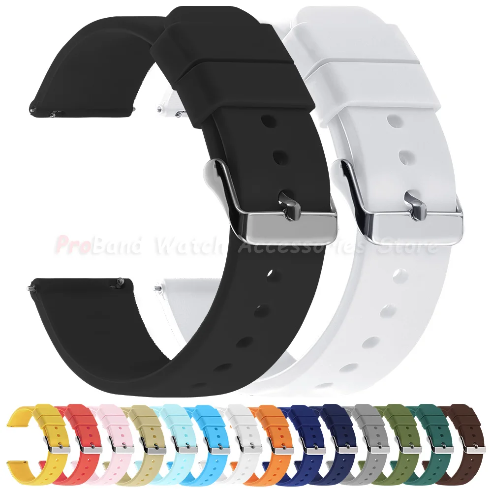 Silicone Watch Straps 12/14/16/18/20/22/24mm Quick Release Rubber Watch Bands for Samsung Galaxy for Huawei Universal Bracelet
Silicone Watch Straps 12/14/16/18/20/22/24mm Quick Release Rubber Watch Bands for Samsung Galaxy for Huawei Universal Bracelet
