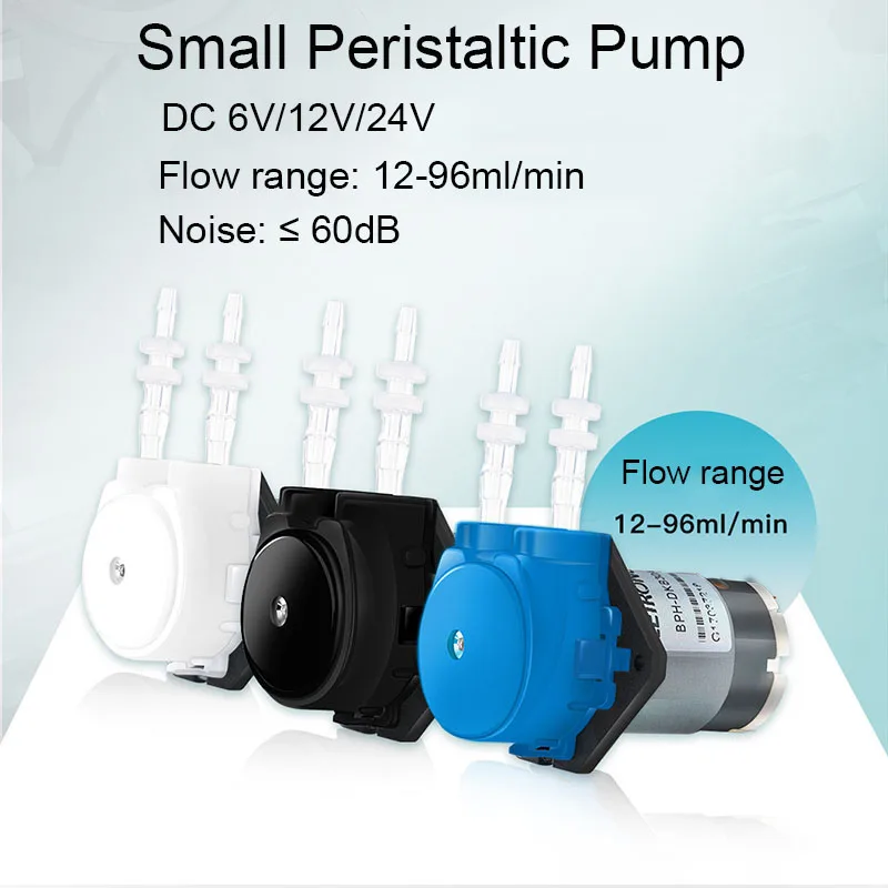 Small Peristaltic Pump DC 6V/12V/24V Dosing Pump Micro Self-priming Water Pump Connector Arduino Aquarium Lab Ink Sampling
Small Peristaltic Pump DC 6V/12V/24V Dosing Pump Micro Self-priming Water Pump Connector Arduino Aquarium Lab Ink Sampling