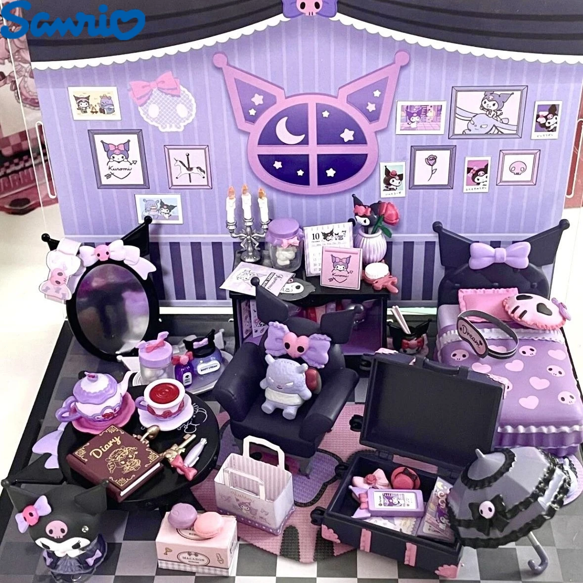 Kawaii Kuromi mini mini home decoration cute Sanrio plays house girl heart high-looking home scene toy hut gift box wholesale
Kawaii Kuromi mini mini home decoration cute Sanrio plays house girl heart high-looking home scene toy hut gift box wholesale