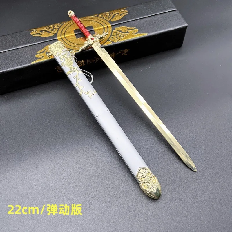 Game Peripheral Cosplay PropsToys Anime Ancient Famous sword scabbard Katana Metal Weapon Model Crafts Ornaments Gifts
Game Peripheral Cosplay PropsToys Anime Ancient Famous sword scabbard Katana Metal Weapon Model Crafts Ornaments Gifts