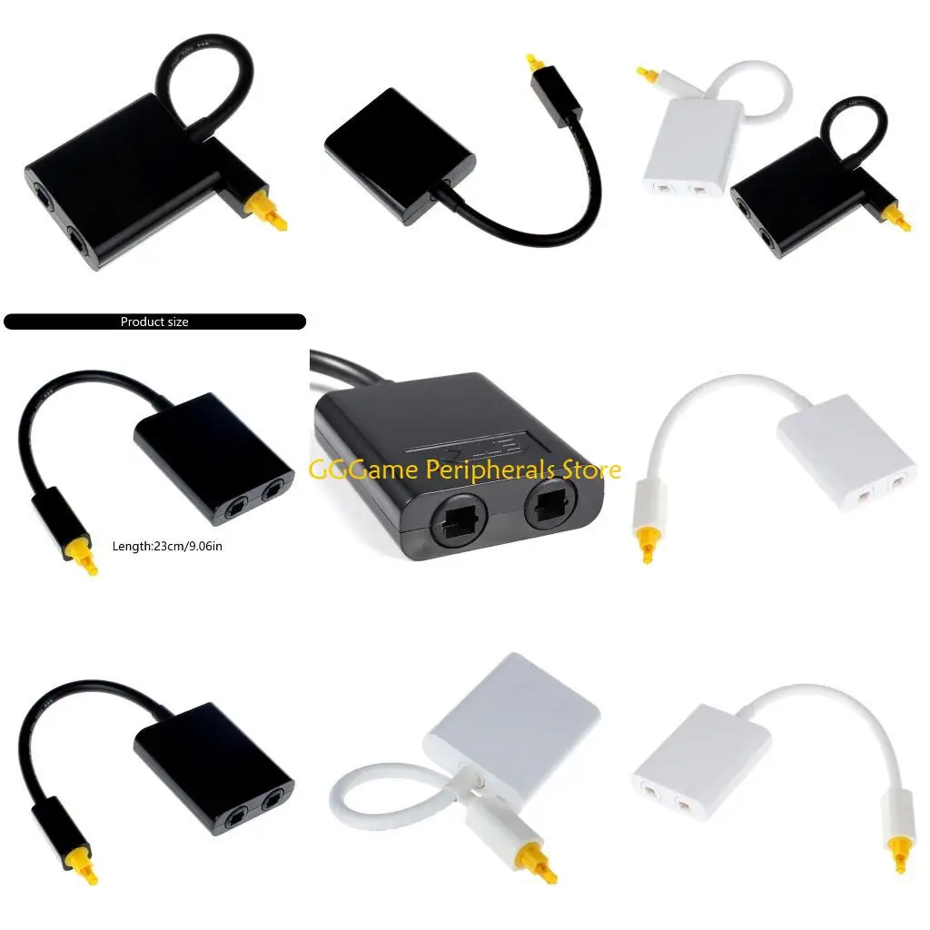 U55B Auditory Splitter 1 In 2 Out Digital Auditory Optical Cable Adapter Easy Install
U55B Auditory Splitter 1 In 2 Out Digital Auditory Optical Cable Adapter Easy Install