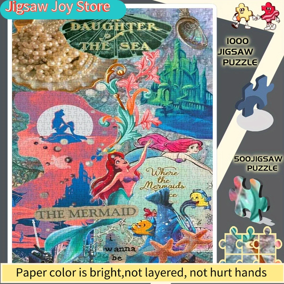 Пазл-коллаж «В поисках Немо» и «Русалочка» от Disney — идеальный выбор для любителей. Бумажные пазлы - Educati
Пазл-коллаж «В поисках Немо» и «Русалочка» от Disney — идеальный выбор для любителей. Бумажные пазлы - Educati