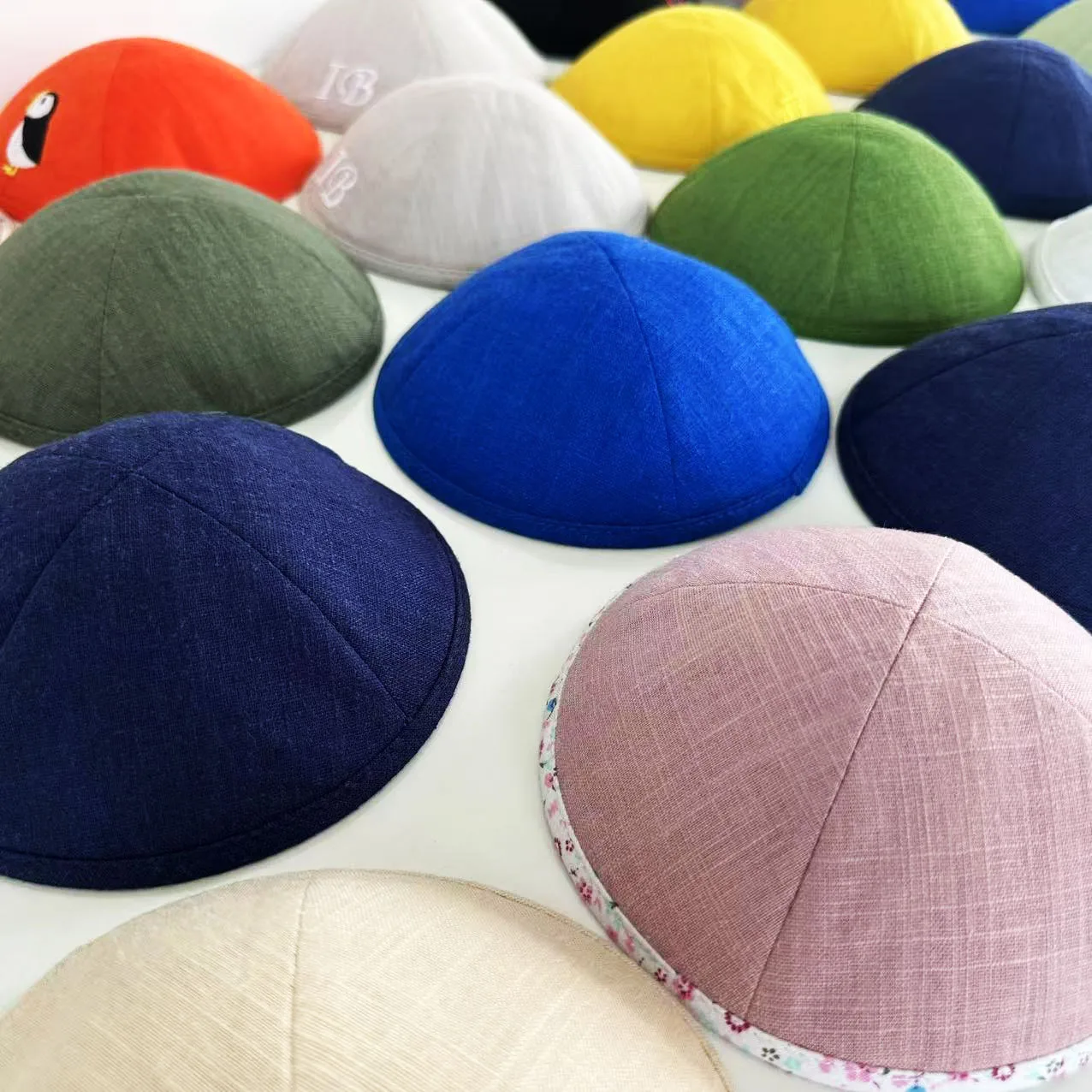 Jewish kippot| customized for Jewish wedding | deluxe wedgewood satinsatin deluxe
Jewish kippot| customized for Jewish wedding | deluxe wedgewood satinsatin deluxe