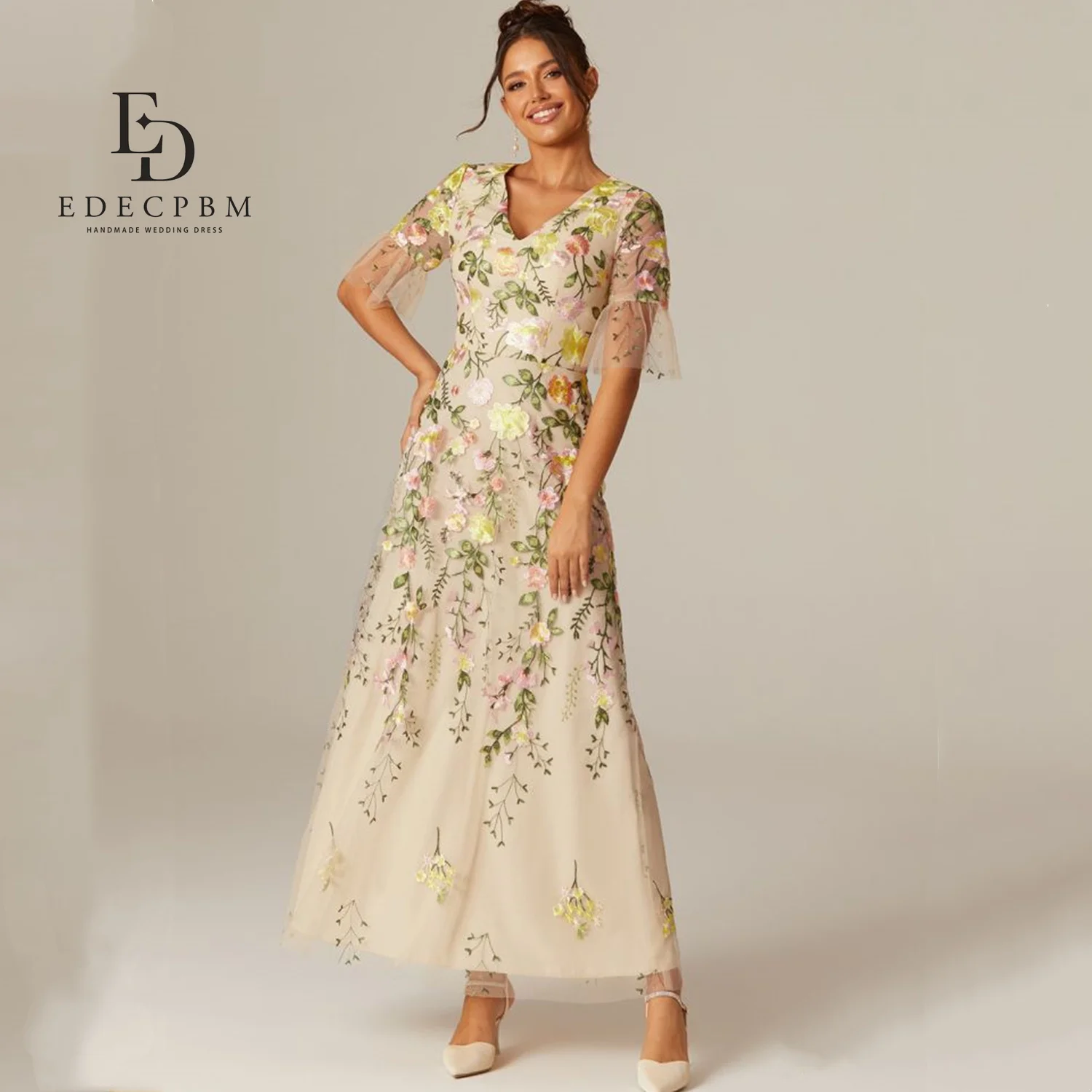 EDECPBM 3D Flowers Dresses Gala Customized Women's Prom Dress 2025 فساتين سهرة Vestidos De Festa Embroidery New in Dresses Party
EDECPBM 3D Flowers Dresses Gala Customized Women's Prom Dress 2025 فساتين سهرة Vestidos De Festa Embroidery New in Dresses Party