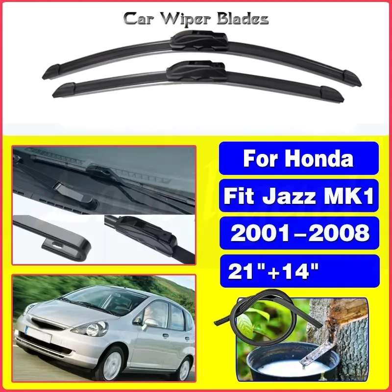 Front Wiper Blade For Honda Fit Jazz MK1 2001 - 2008 Window Brushes Cutter Accessories J Hook 2002 2003 2004 2005 2006 2007
Front Wiper Blade For Honda Fit Jazz MK1 2001 - 2008 Window Brushes Cutter Accessories J Hook 2002 2003 2004 2005 2006 2007