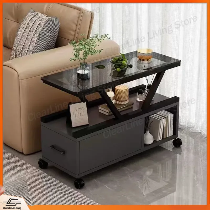 Coffee Table for Living Room Sofa Trolley Storage Mobile Bedroom Rack Table Edge Table with Wheels Adjustable Height Foldable
Coffee Table for Living Room Sofa Trolley Storage Mobile Bedroom Rack Table Edge Table with Wheels Adjustable Height Foldable