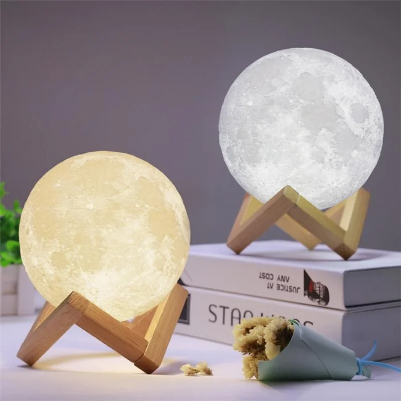 LED Night Light 3D Print Moon Lamp Rechargeable Color Change 3D Light Touch Moon Lamp Children's Lights Night Lamps Dropshipping
LED Night Light 3D Print Moon Lamp Rechargeable Color Change 3D Light Touch Moon Lamp Children's Lights Night Lamps Dropshipping