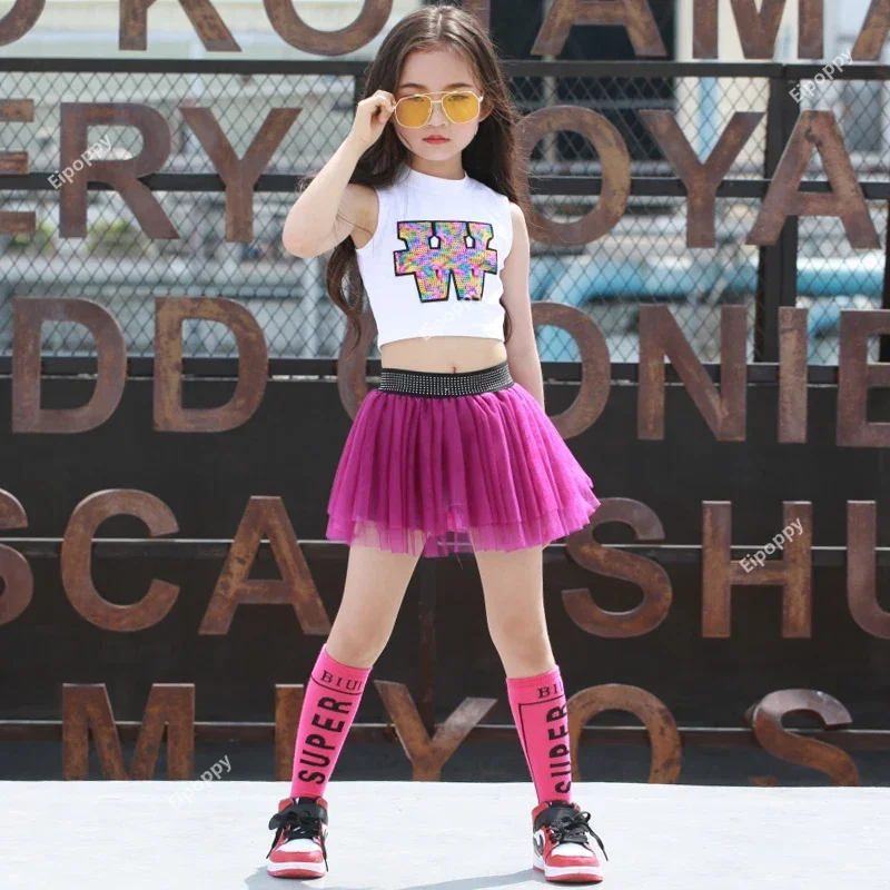 Stage Walking Performance Costumes Girls Jazz Dance Costumes Kids Hip Hop Street Dance Tide Clothes Performance Costume Girls
Stage Walking Performance Costumes Girls Jazz Dance Costumes Kids Hip Hop Street Dance Tide Clothes Performance Costume Girls
