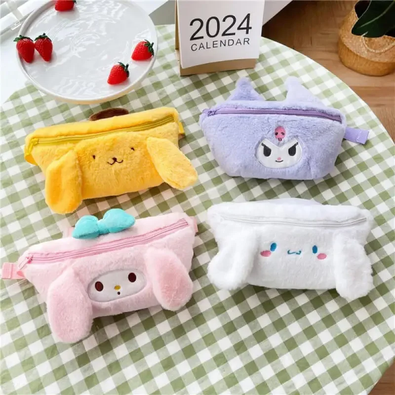 Kawaii Cinnamoroll Melody Kuromi Purin Crossbody Bag Sanrio Anime Waist Bags Storage Pouch Satchel Coin Purse Gifts for Friends
Kawaii Cinnamoroll Melody Kuromi Purin Crossbody Bag Sanrio Anime Waist Bags Storage Pouch Satchel Coin Purse Gifts for Friends