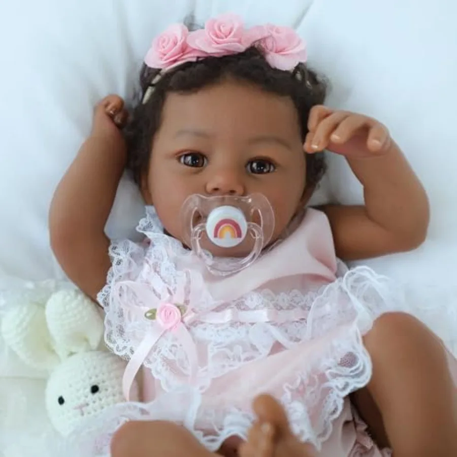 New product tasting price Reborn Baby Doll Black Girl 8-Inch Realistic Lifelike African American Newborn Handmade Doll with Rea
New product tasting price Reborn Baby Doll Black Girl 8-Inch Realistic Lifelike African American Newborn Handmade Doll with Rea