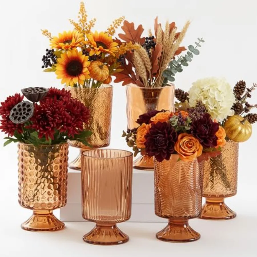 Pcs H: 7" W: 4" Embossed Flower Vase Pedestal Glass Vase Big Base Thickened Crystal Vintage Vases for Wedding Party Home Decor
Pcs H: 7" W: 4" Embossed Flower Vase Pedestal Glass Vase Big Base Thickened Crystal Vintage Vases for Wedding Party Home Decor