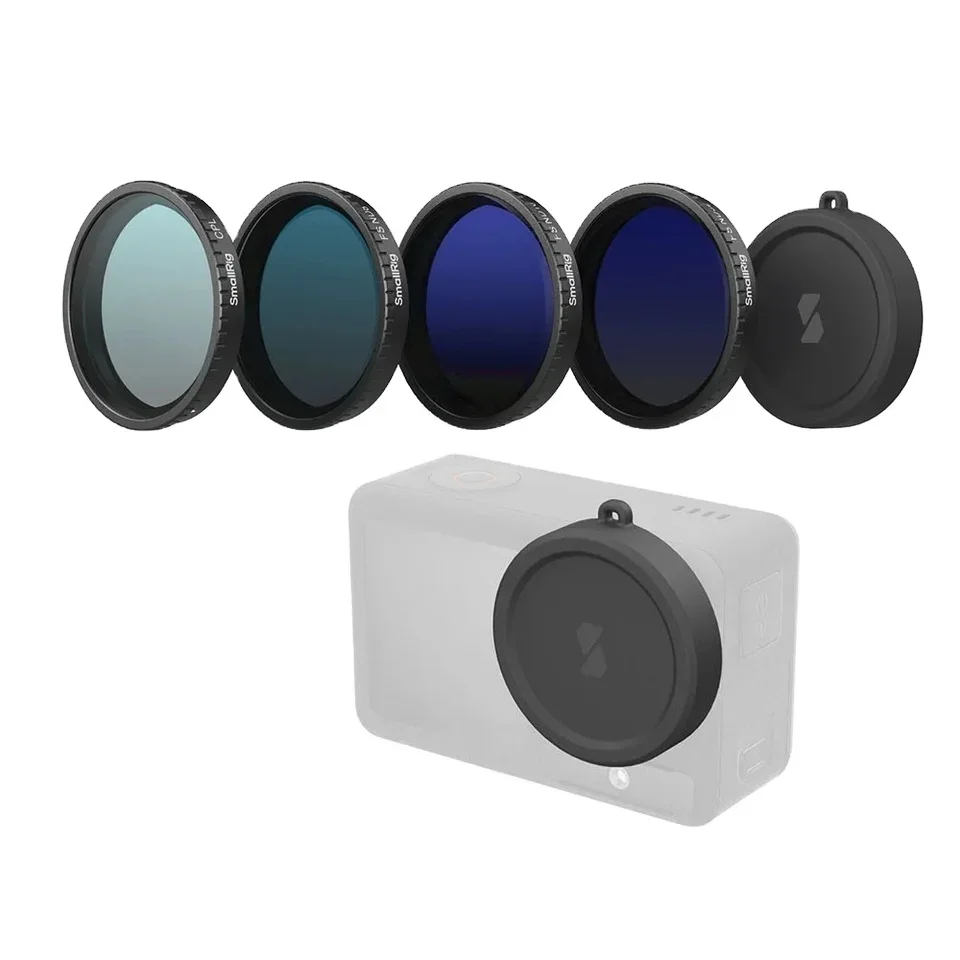 2026 For DJI Osmo Action 5 Pro Standard Filter Kit 4 ND Filters & 1 Snap-on Design Lens Cover Action 5 & Action 4
2026 For DJI Osmo Action 5 Pro Standard Filter Kit 4 ND Filters & 1 Snap-on Design Lens Cover Action 5 & Action 4