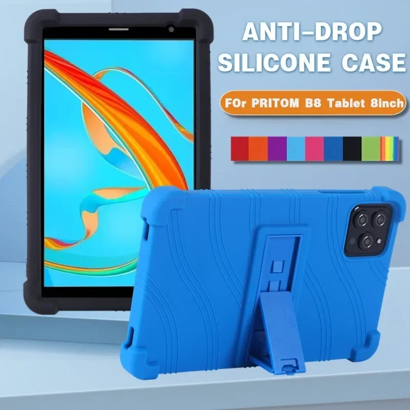 For PRITOM Tronpad B8 8 inch Kickstand Coat Shockproof Cover Tablet Case 4 Thicken Cornors Soft Silicon Protective Shell
For PRITOM Tronpad B8 8 inch Kickstand Coat Shockproof Cover Tablet Case 4 Thicken Cornors Soft Silicon Protective Shell