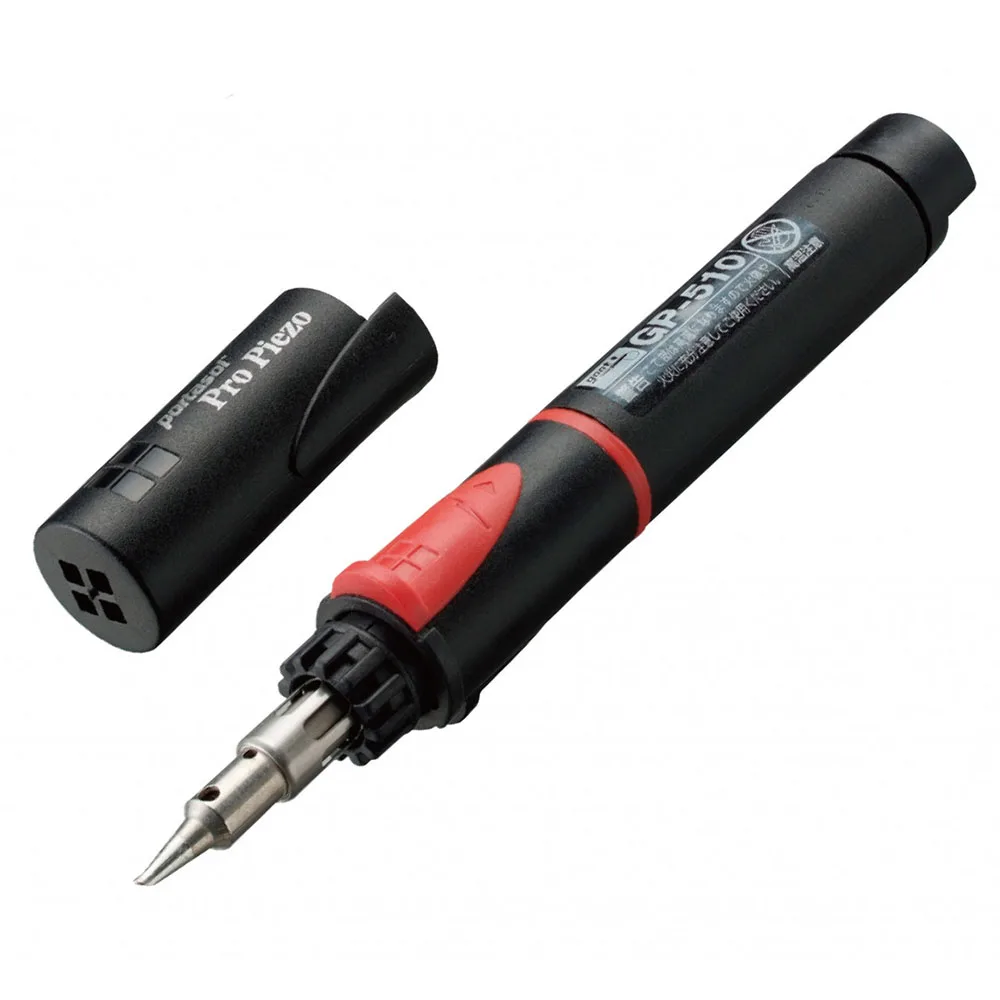 Original Japan GOOT GP-510 Gas Powered Soldering Iron Portasol Pro Piezo, Piezo ignition, Compact type
Original Japan GOOT GP-510 Gas Powered Soldering Iron Portasol Pro Piezo, Piezo ignition, Compact type