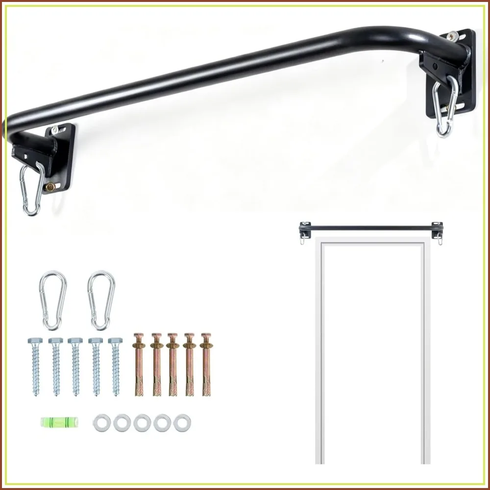 Wall Mounted Pull Up Bar for Home Gym, Drill-Required Chin Up Bar for Secure Pullups Training
Wall Mounted Pull Up Bar for Home Gym, Drill-Required Chin Up Bar for Secure Pullups Training