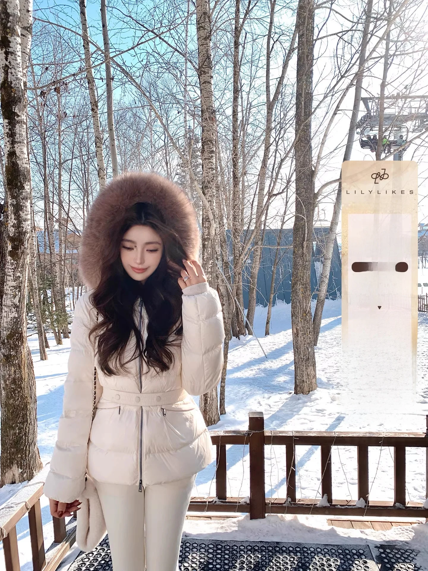 Lilylikes Korean Sle Women's down Jaet 90% White Du down Fur Collar Snow Season Series Slim Fit Long Sve Coat
Lilylikes Korean Sle Women's down Jaet 90% White Du down Fur Collar Snow Season Series Slim Fit Long Sve Coat