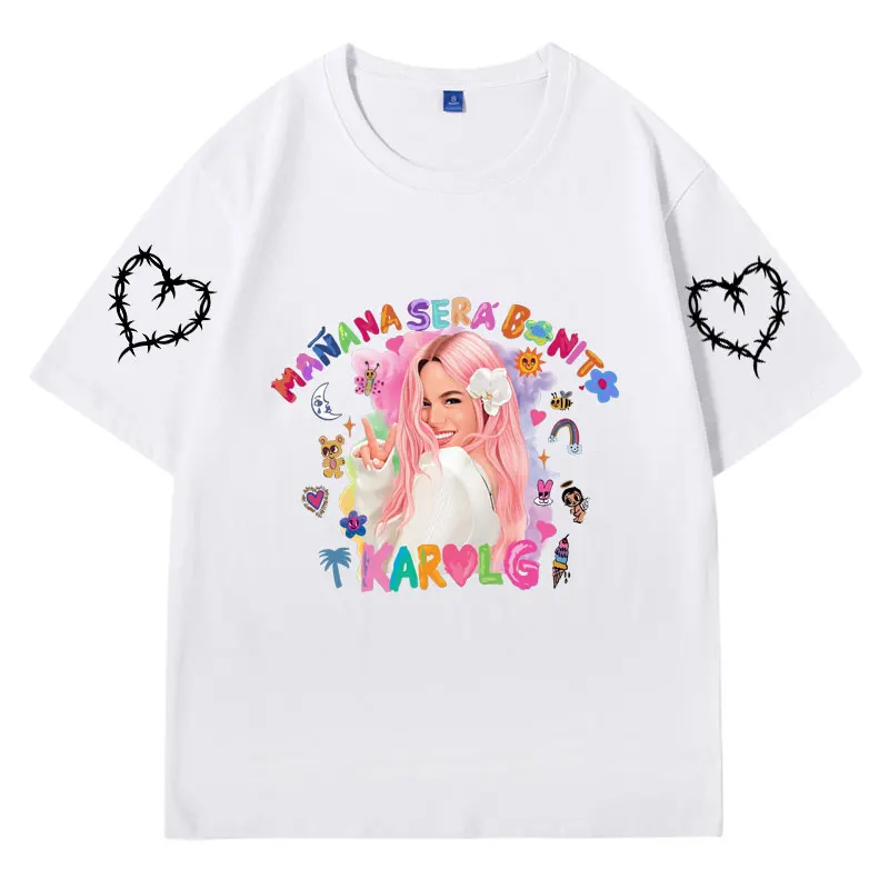Singer Karol G Manana Sera Bichota Graphic T Shirts Summer Fashion Casual Tshirt Men Women Clothes Aesthetic Oversized T Shirt
Singer Karol G Manana Sera Bichota Graphic T Shirts Summer Fashion Casual Tshirt Men Women Clothes Aesthetic Oversized T Shirt
