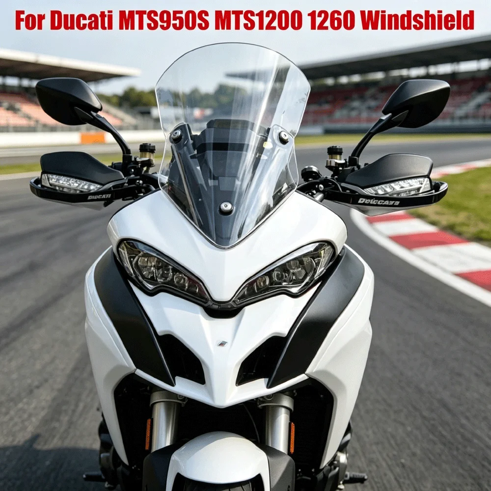 For Ducati motorcycles MTS950S MTS1200 SMTS1260 Increased height and thickness of windshield Sun Visor Deflector Modification
For Ducati motorcycles MTS950S MTS1200 SMTS1260 Increased height and thickness of windshield Sun Visor Deflector Modification