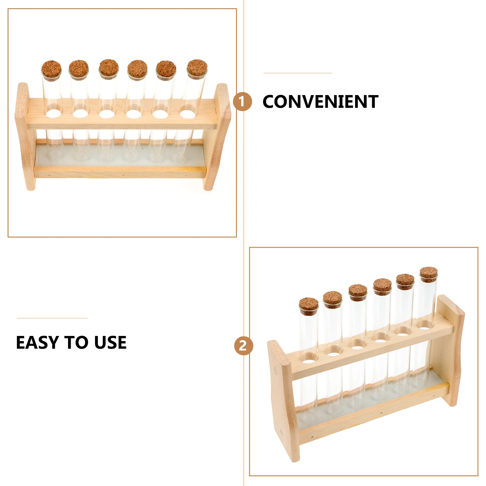 Test Tube Rack Tubes with Lids Bracket Perfume Detachable Holder Glass Drying Stand
Test Tube Rack Tubes with Lids Bracket Perfume Detachable Holder Glass Drying Stand