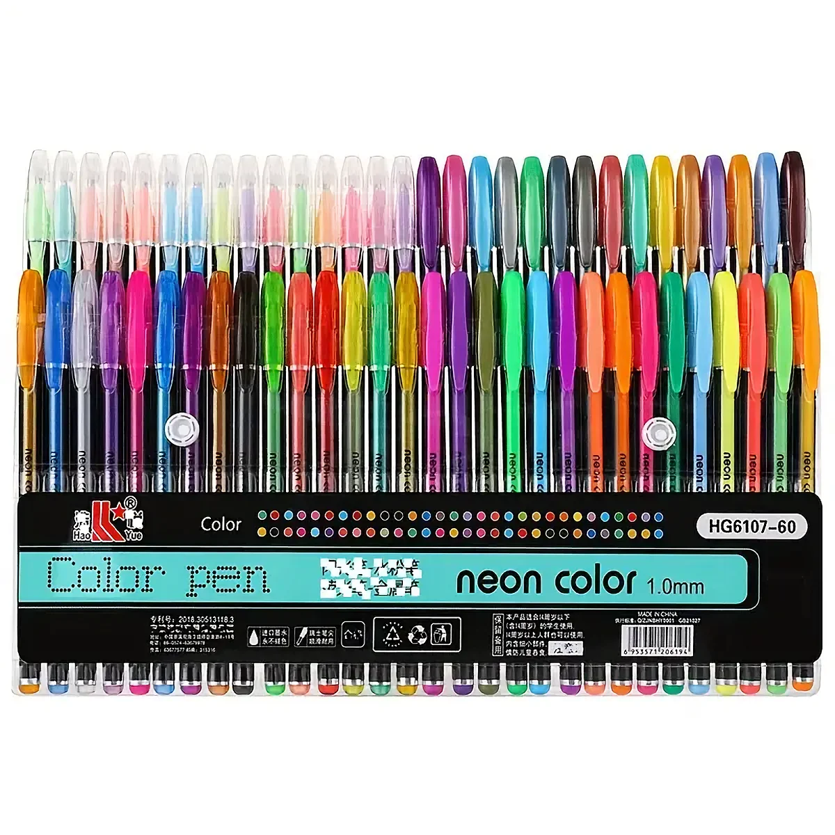 60 Multi-Color Fine Tip Pens – Glitter, Metallic, Neon, Pastel & Bright, for Scrapbooking, Bullet Journals & DIY Projects
60 Multi-Color Fine Tip Pens – Glitter, Metallic, Neon, Pastel & Bright, for Scrapbooking, Bullet Journals & DIY Projects