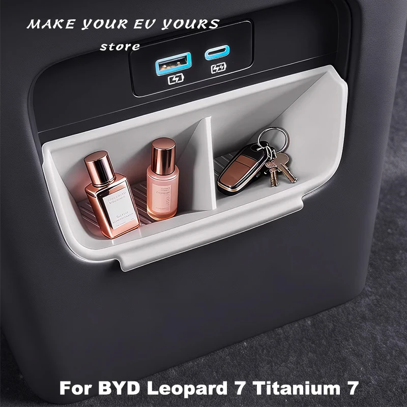 For BYD Leopard 7 Titanium 7 2025 2026 Rear Storage Box Garbage Bin Storage Box Silicone Pad Interior Accessories
For BYD Leopard 7 Titanium 7 2025 2026 Rear Storage Box Garbage Bin Storage Box Silicone Pad Interior Accessories