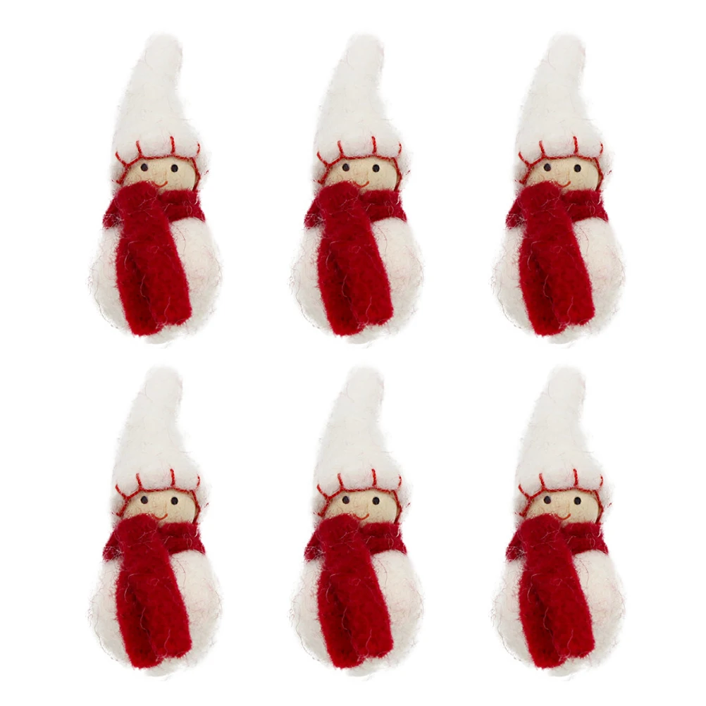 6 Pcs Wool Felt Snowman Hair Clips Christmas Accessories DIY nament Creative Headdress Decor Material Festive Easy
6 Pcs Wool Felt Snowman Hair Clips Christmas Accessories DIY nament Creative Headdress Decor Material Festive Easy