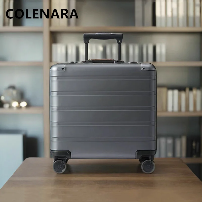 Чемодан для салона COLENARA, 18-дюймовый посадочный ящик, мужской деловой чемодан на колесиках, тележка, дорожная сумка, универсальный чемодан на колесиках
Чемодан для салона COLENARA, 18-дюймовый посадочный ящик, мужской деловой чемодан на колесиках, тележка, дорожная сумка, универсальный чемодан на колесиках